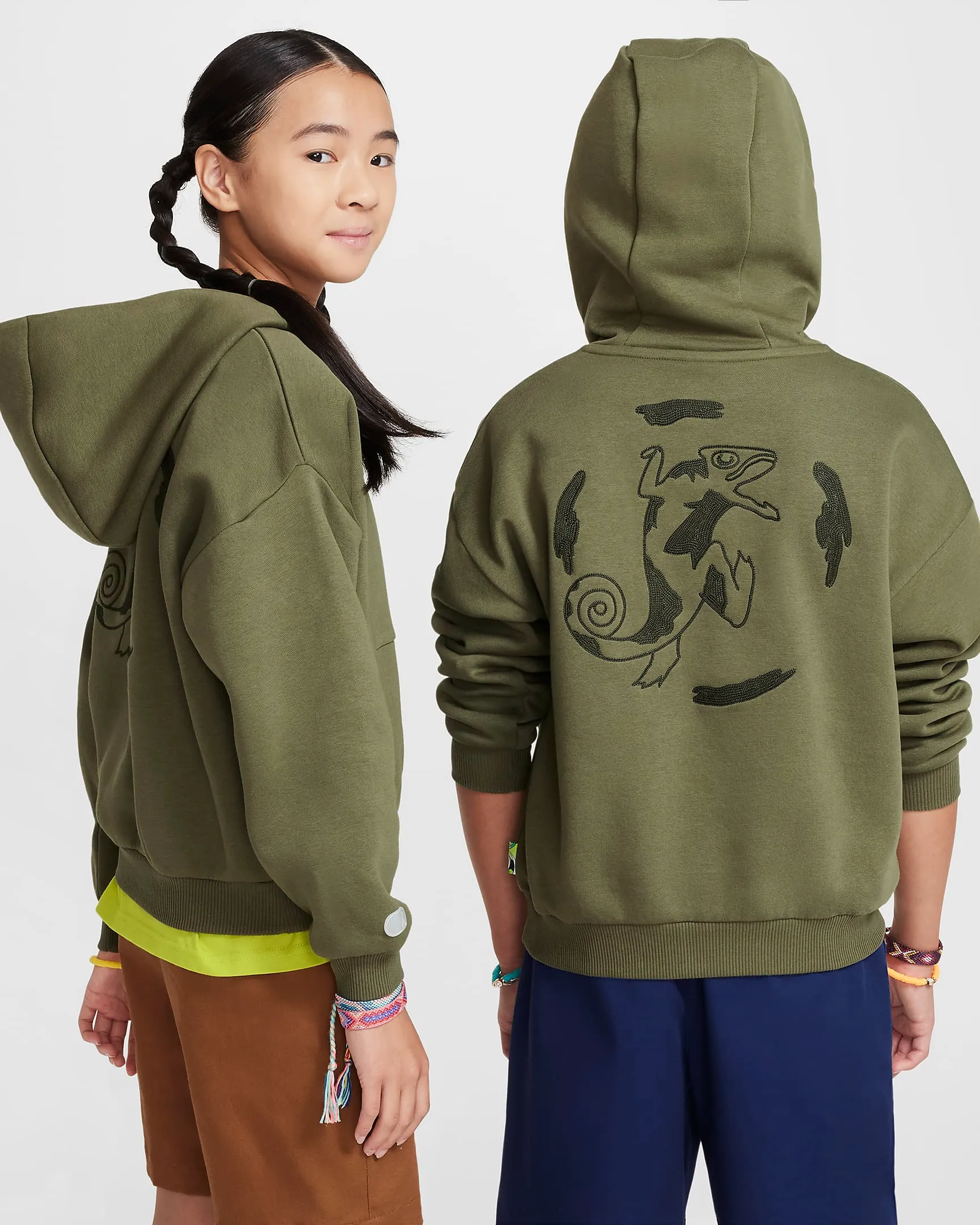 Nike SB Big Kids' Oversized Skate Hoodie