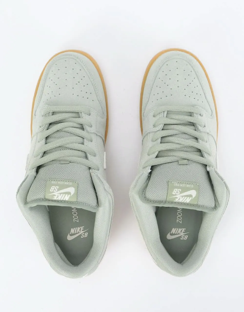 Nike SB Dunk Low Pro Skate Shoes - Jade Horizon/Pale Ivory