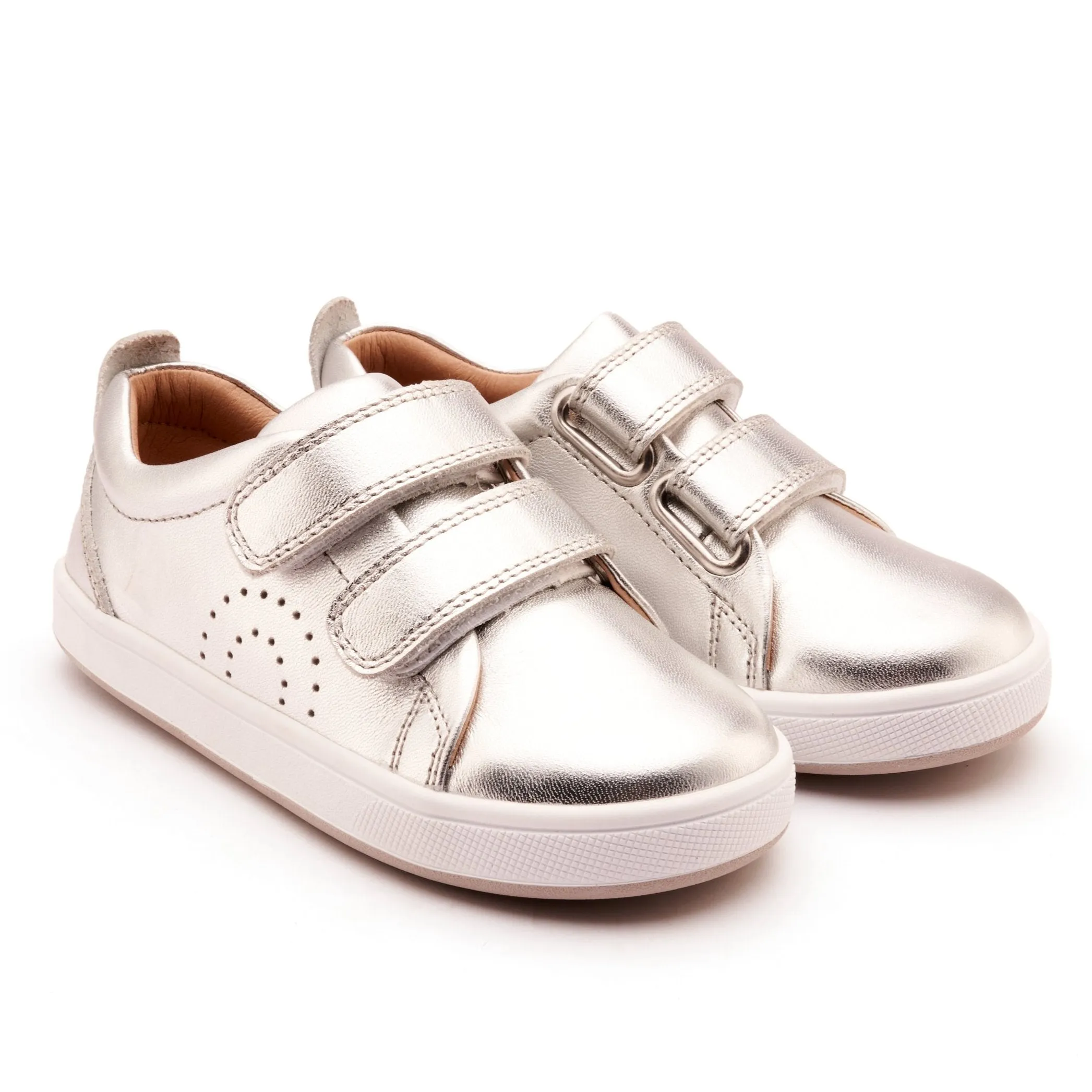 Old Soles Boy's and Girl's Big Tot Casual Shoes - Silver