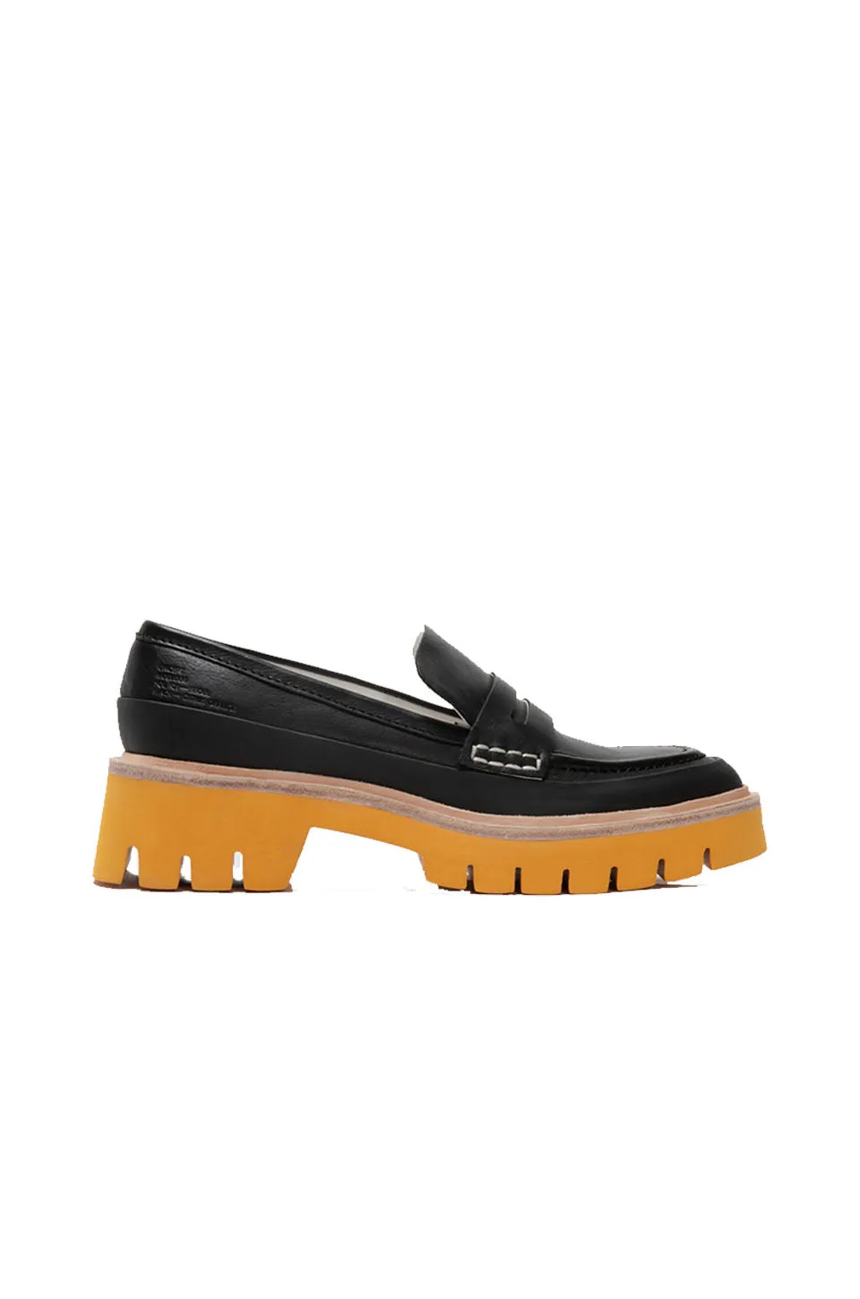 Oncept Seoul Loafer In Black/Orange