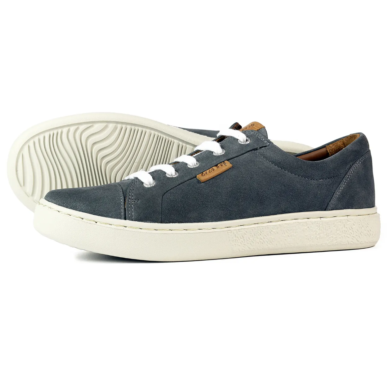 Orca Bay Mayfair Ladies Leather Trainer Grey