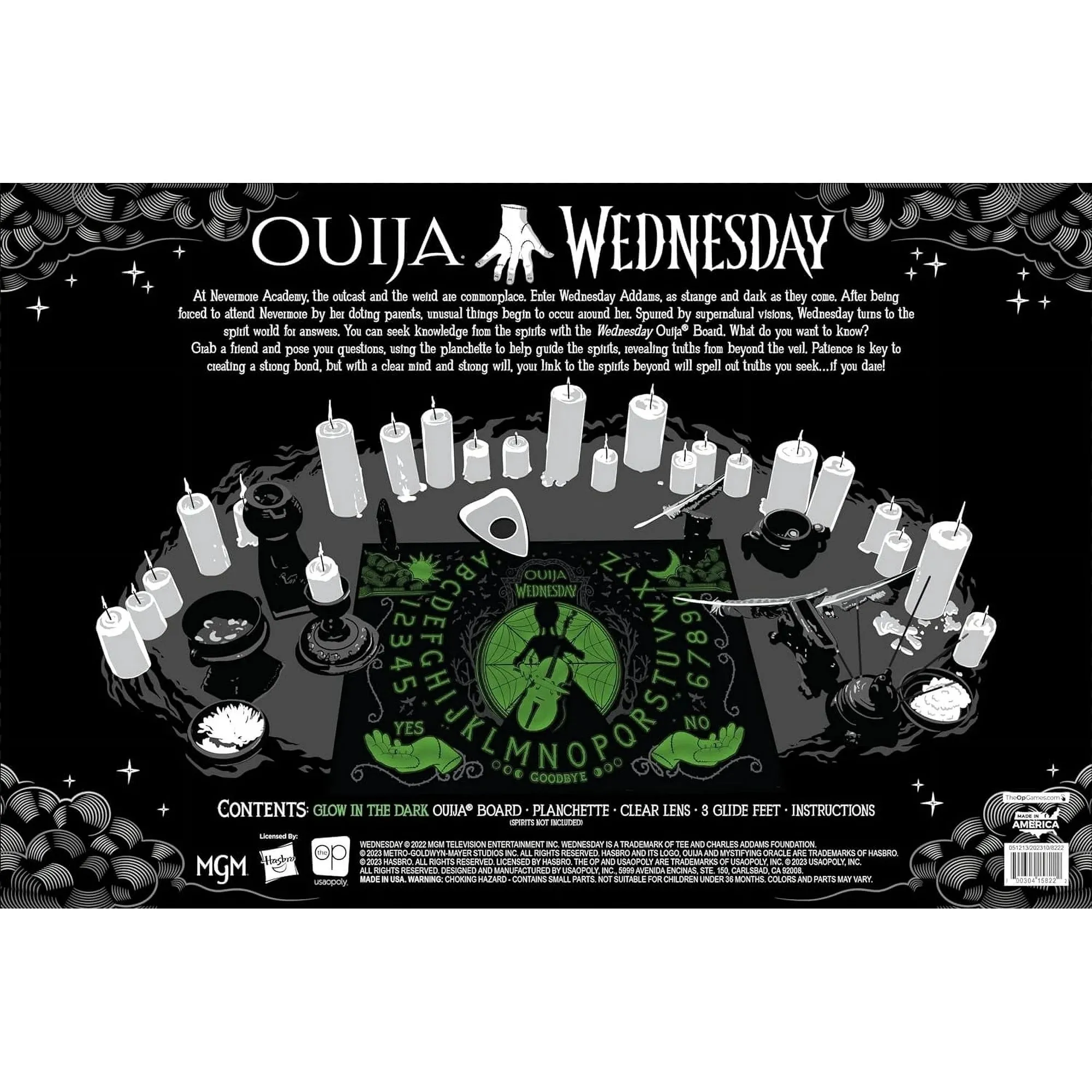 Ouija Board: Wednesday