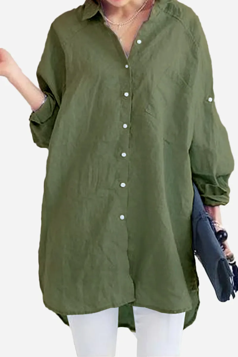 Oversized Linen Shirt