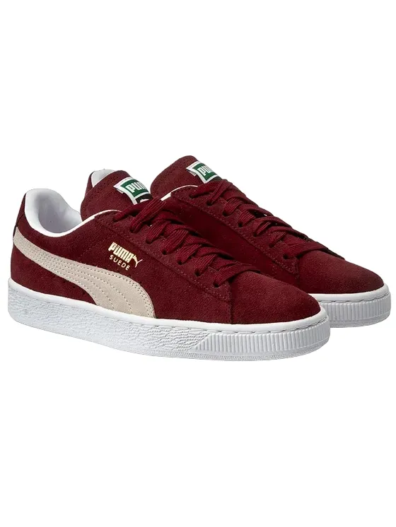 Puma scarpa sneakers da uomo Suede Classic 352634 75 rosso scuro