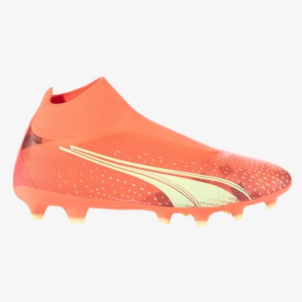 Puma Ultra Match Laceless FG - Fiery Coral/Fizzy Light/Puma Black