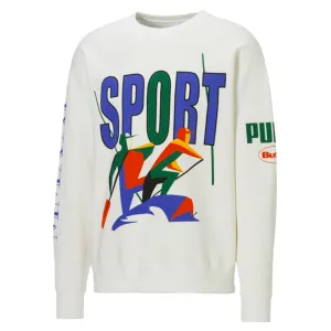 Puma x Butter Goods Crewneck White