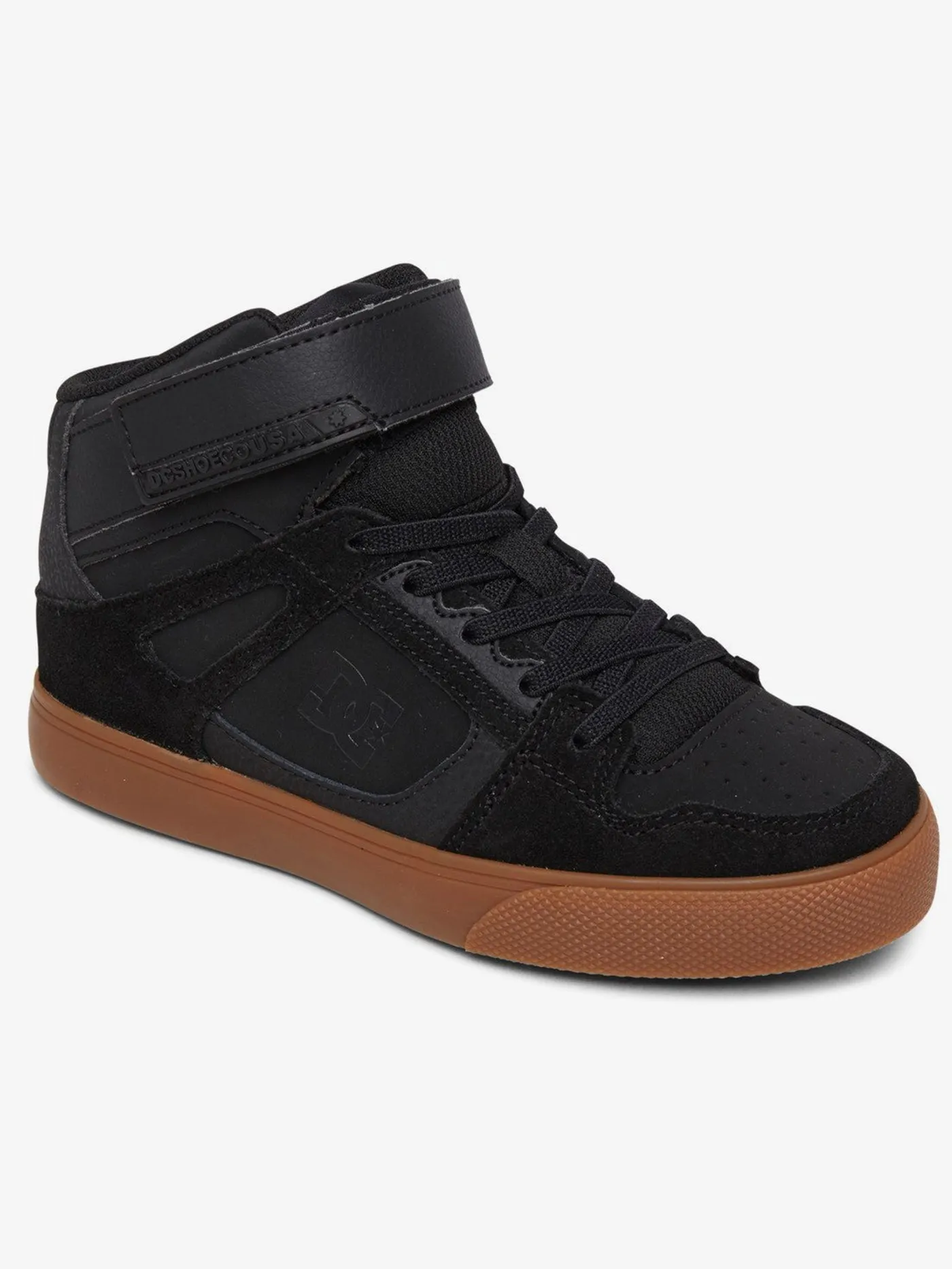 Pure High-Top EV Black/Gum Shoes (Kids)