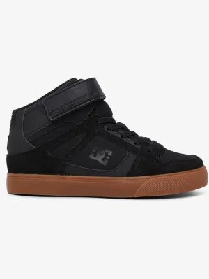 Pure High-Top EV Black/Gum Shoes (Kids)