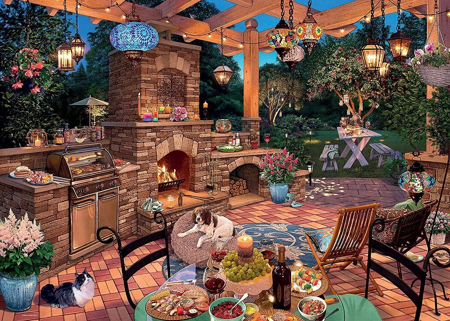 Ravensburger: My Haven #10 - The Garden Kitchen (1000pc Jigsaw) Board Game