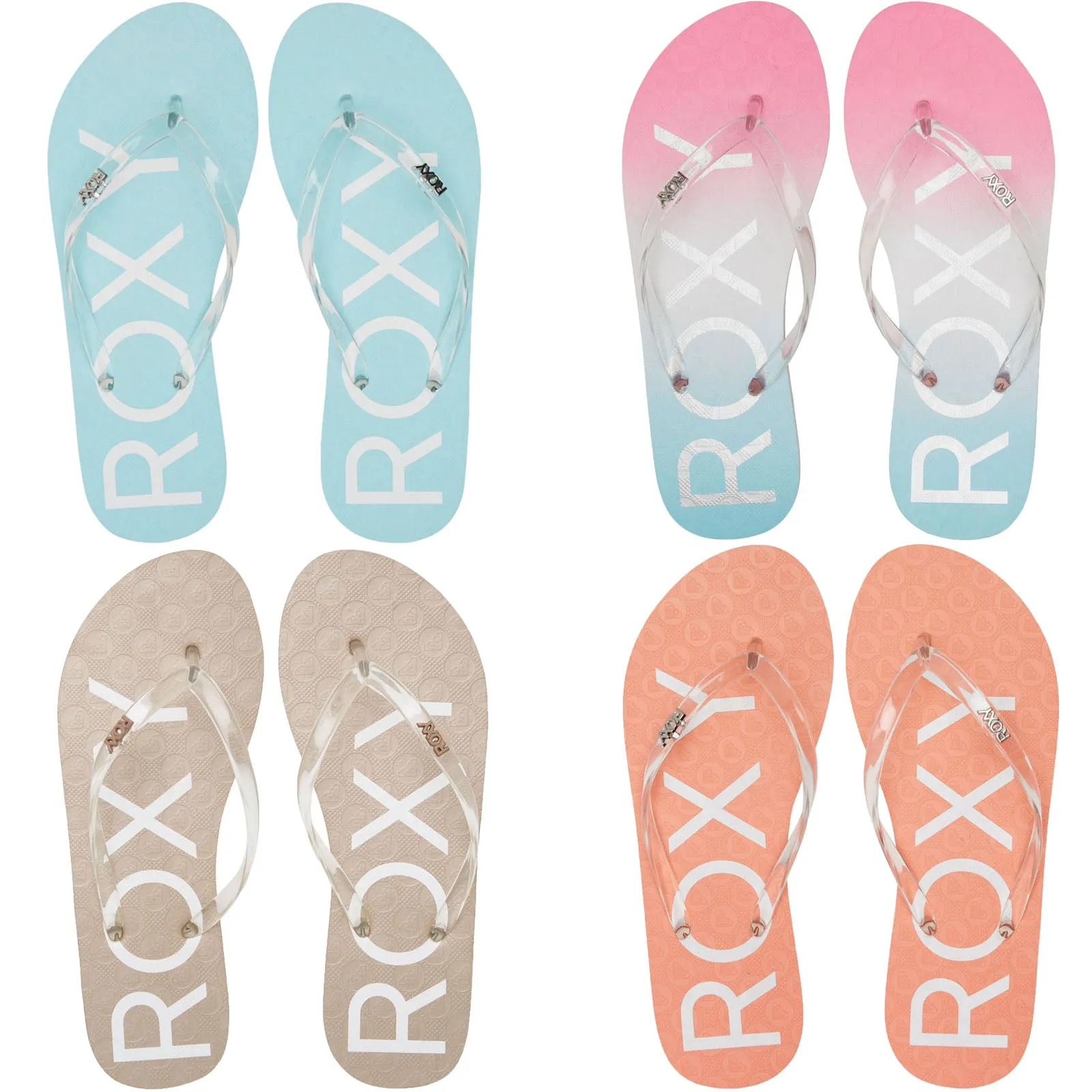 Roxy Womens Viva Jelly Summer Sandals Flip Flops