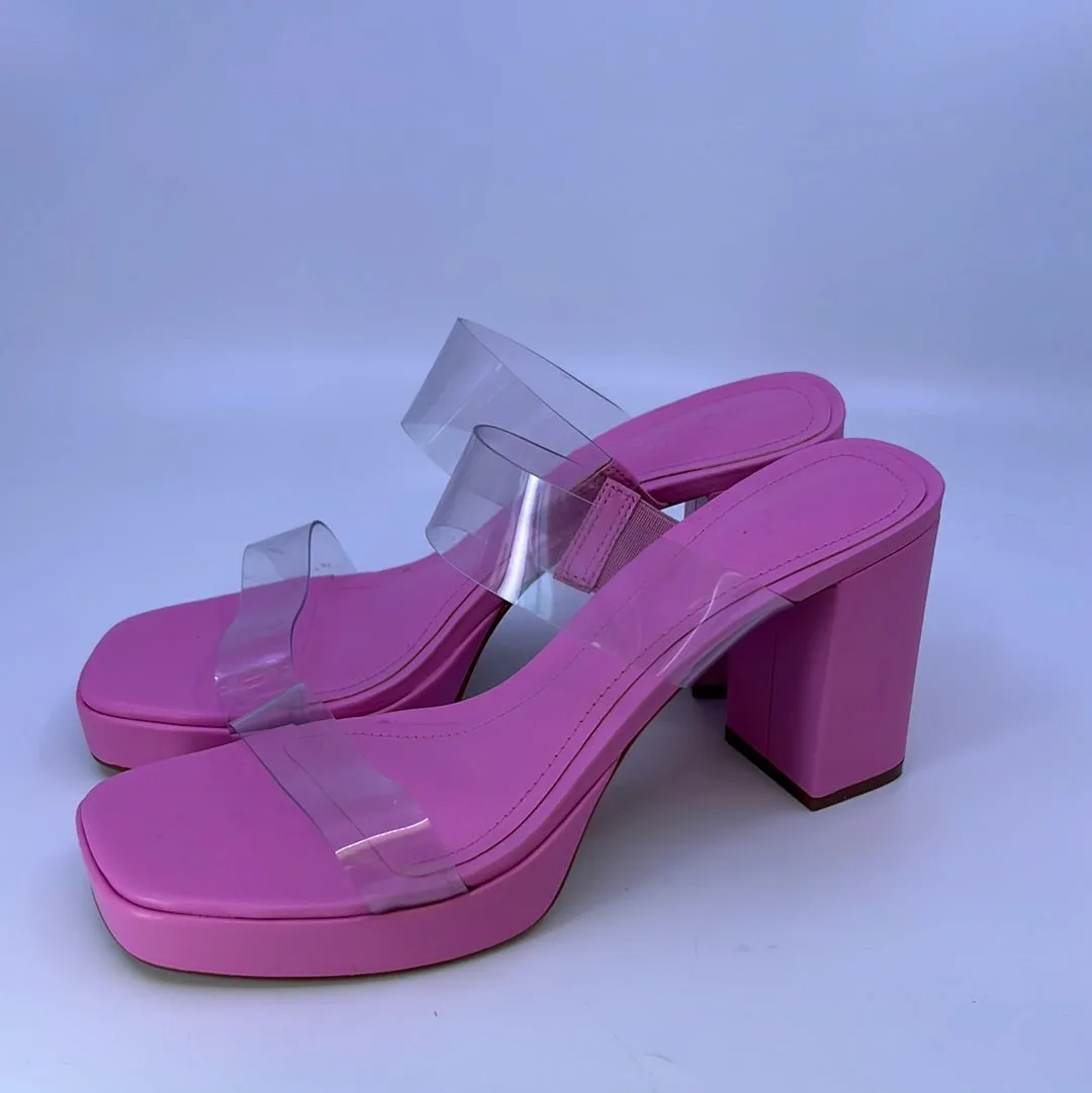 Sandals Heels Block By Cmb  Size: 7