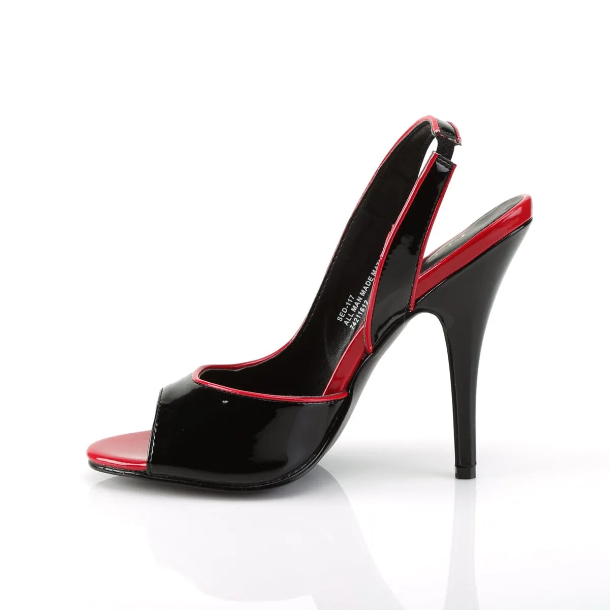 SEDUCE-117 Black-Red Patent