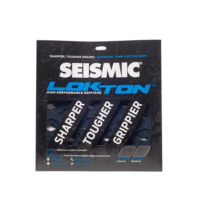 Seismic Lokton 60-grit Fishnet Griptape 3-Pack