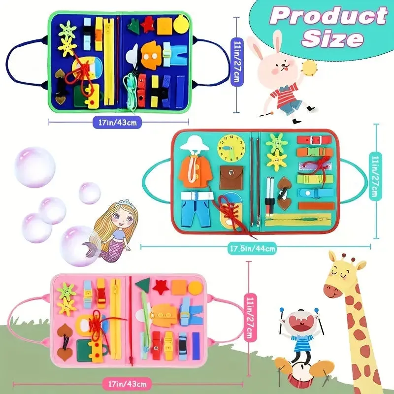 Sensory Preschoolers Busy Board Toys