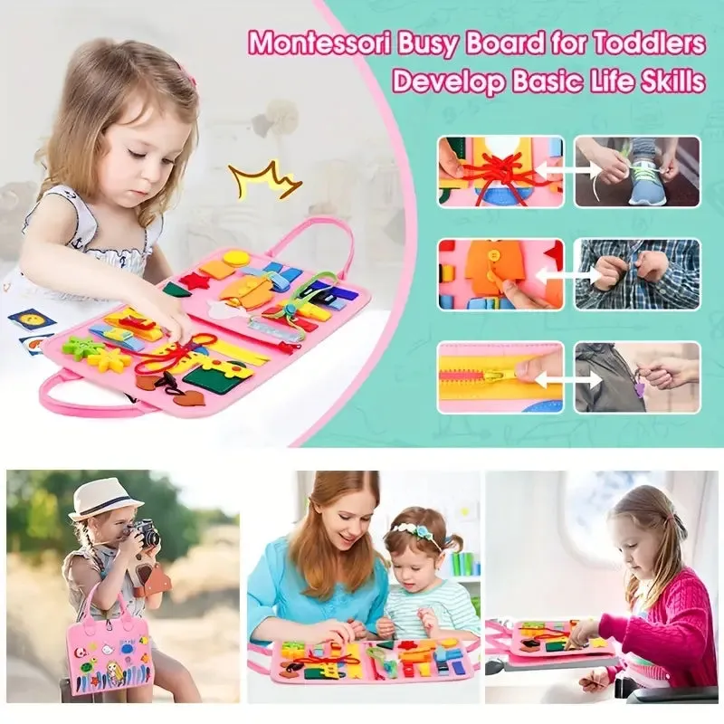 Sensory Preschoolers Busy Board Toys