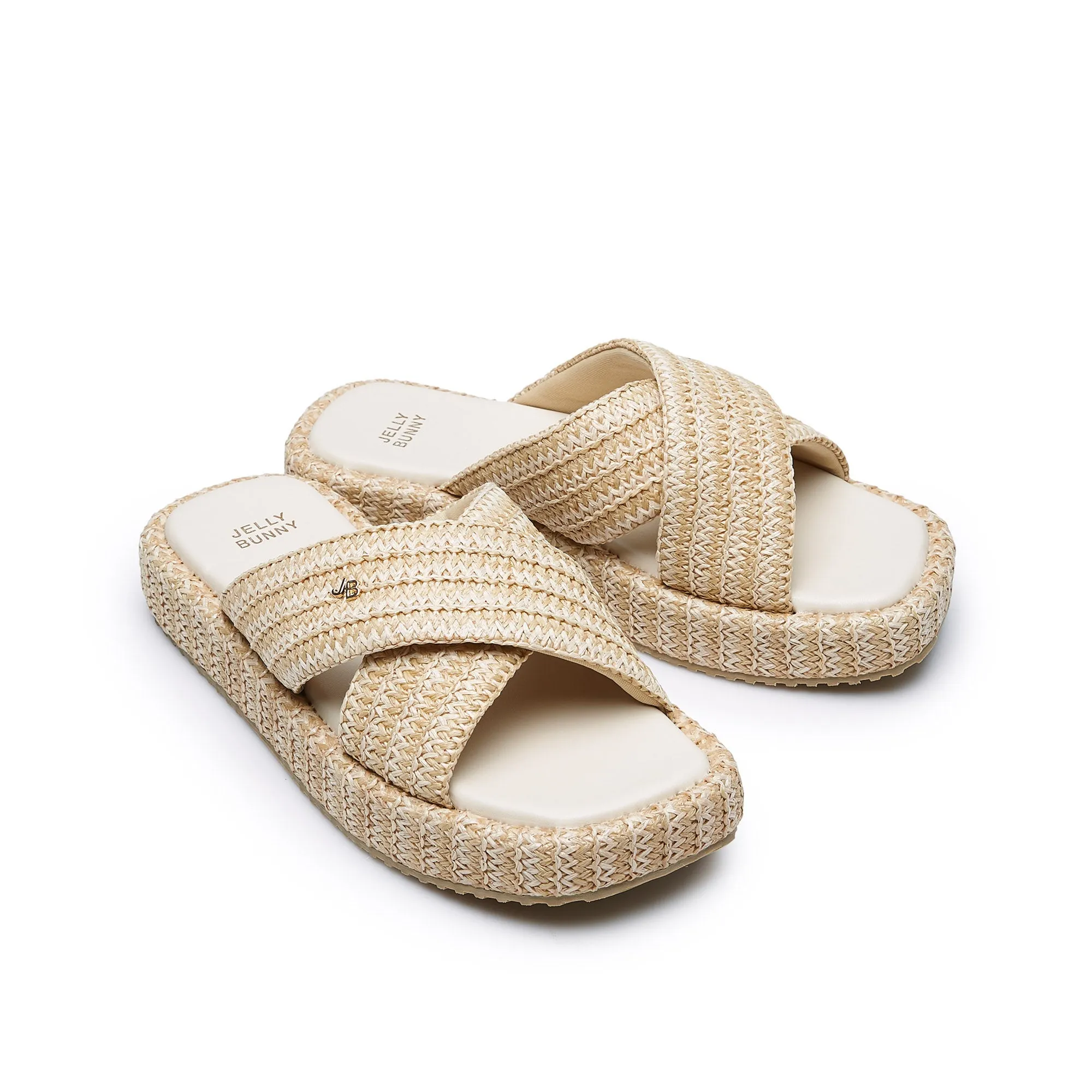 Shadout Flat Sandals Beige