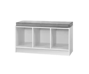 Shoe Cabinet Bench Shoes Organiser Storage Rack Shelf White Box Seat