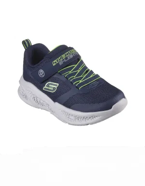 Skechers 401675L NVLM S-Lights: Meteor-Lights - Navy Lime