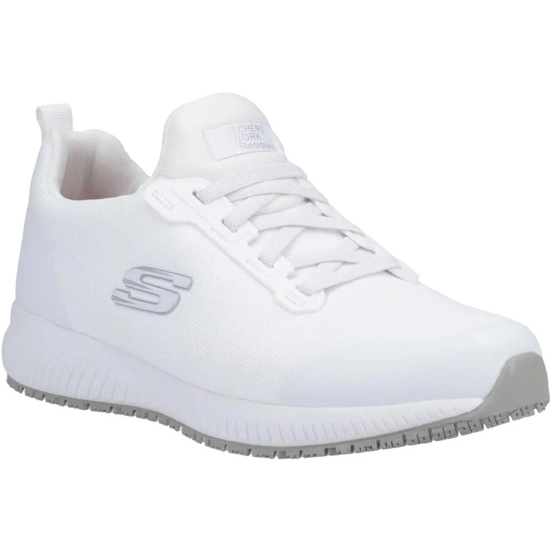 Skechers Slip Resistant Squad Myton Trainers White 45