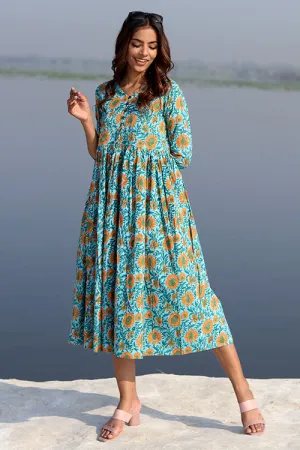 Sootisyahi 'Sky Garden ' Cotton Dress