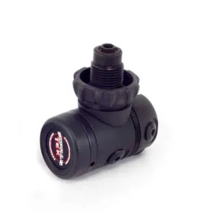 Sopras Sub Black Mercurio Balanced Sealed First Stage Regulator (Din)