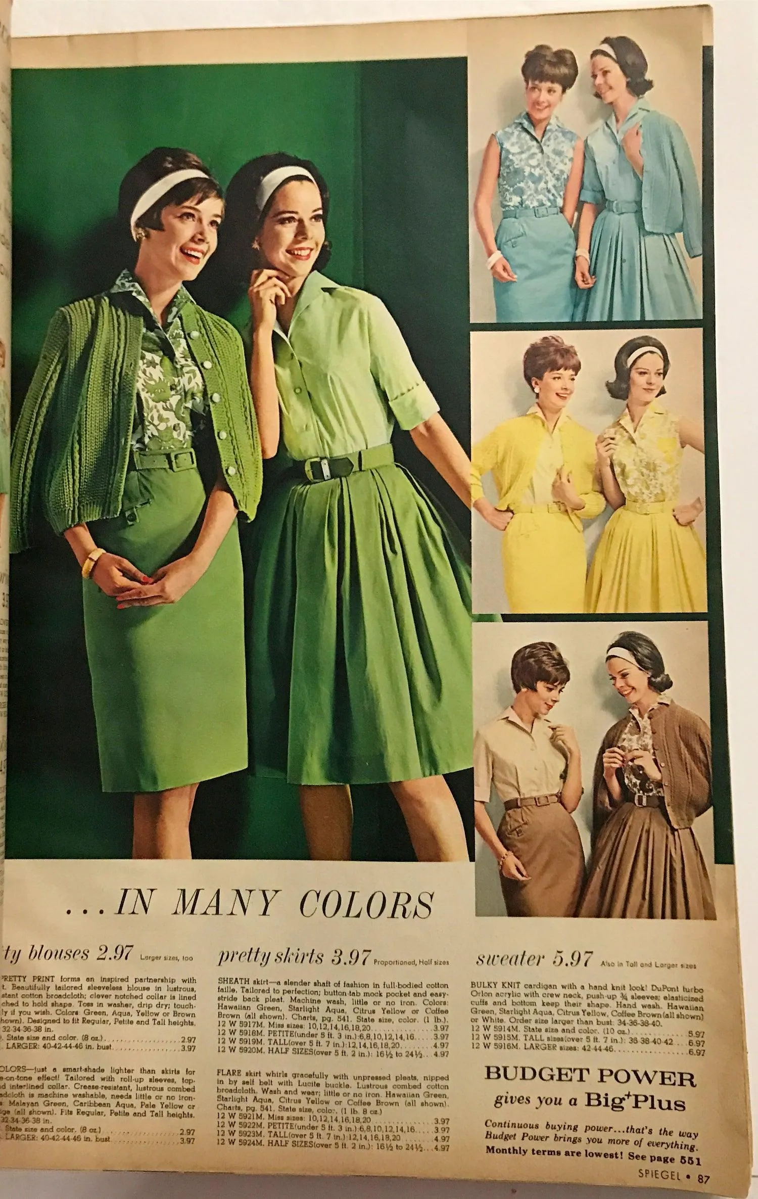 Spiegel Catalog, Spring and Summer 1963