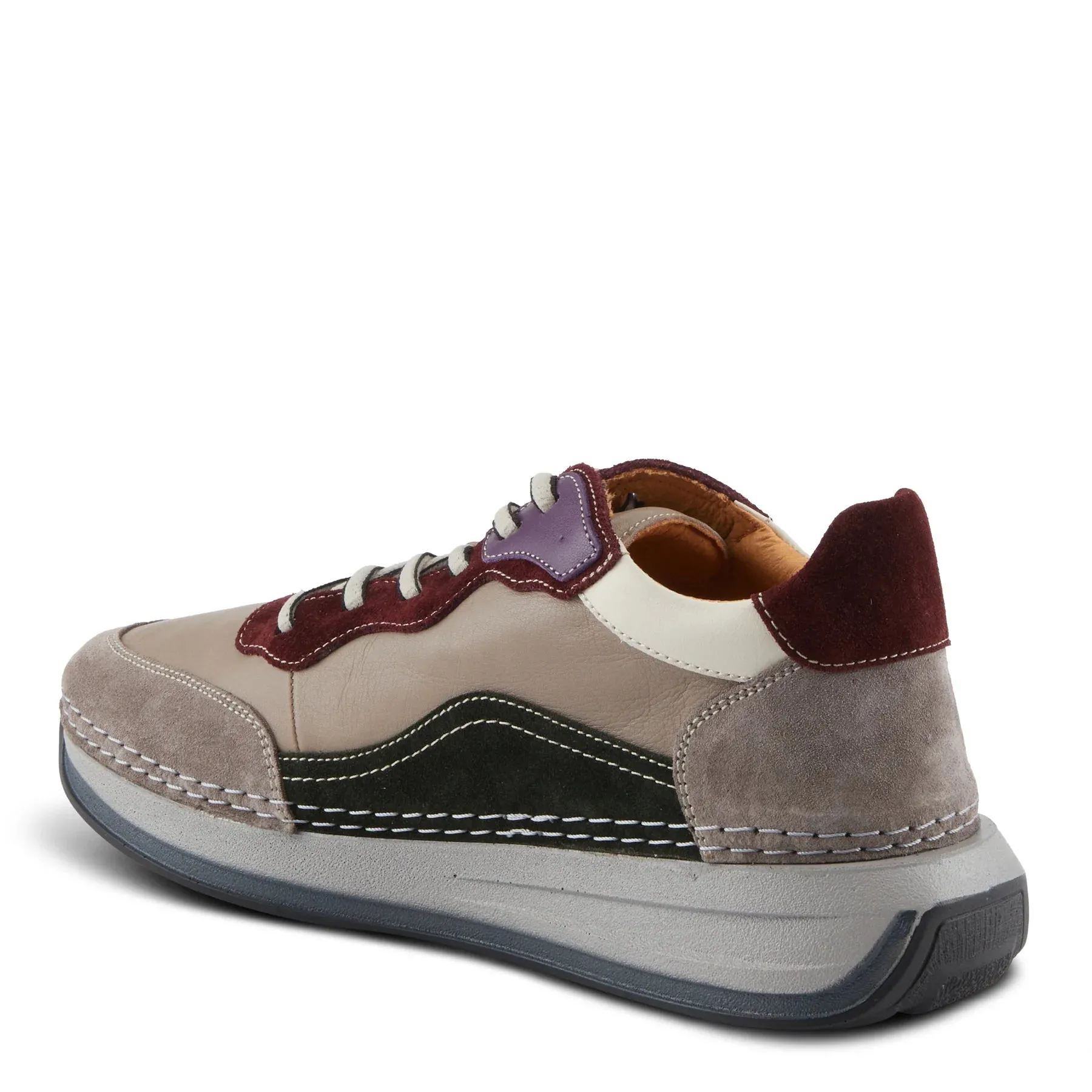 Spring Step Women's Booker Sneaker - Grey Multi