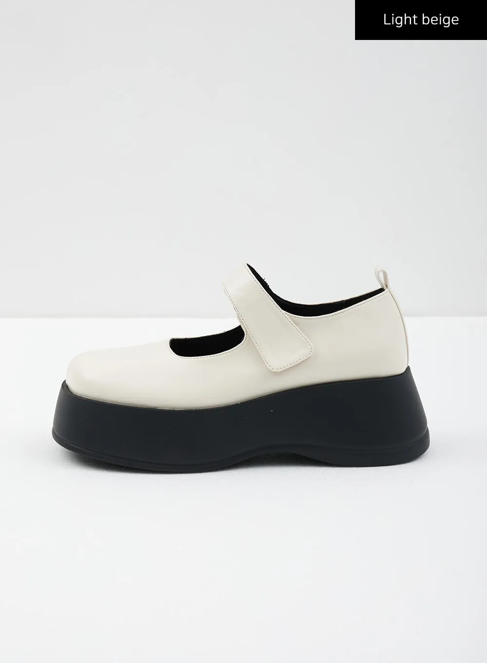 Square Toe Chunky Platform Mary Jane CJ317