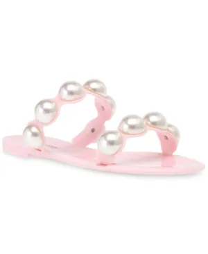 Steve Madden Women's Treats Embellished Jelly Slide Sandals Size 5M