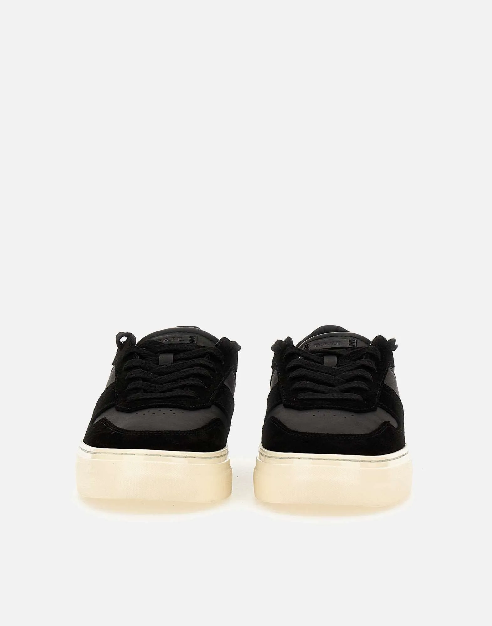 Studio Calf Leather Sneakers in Black