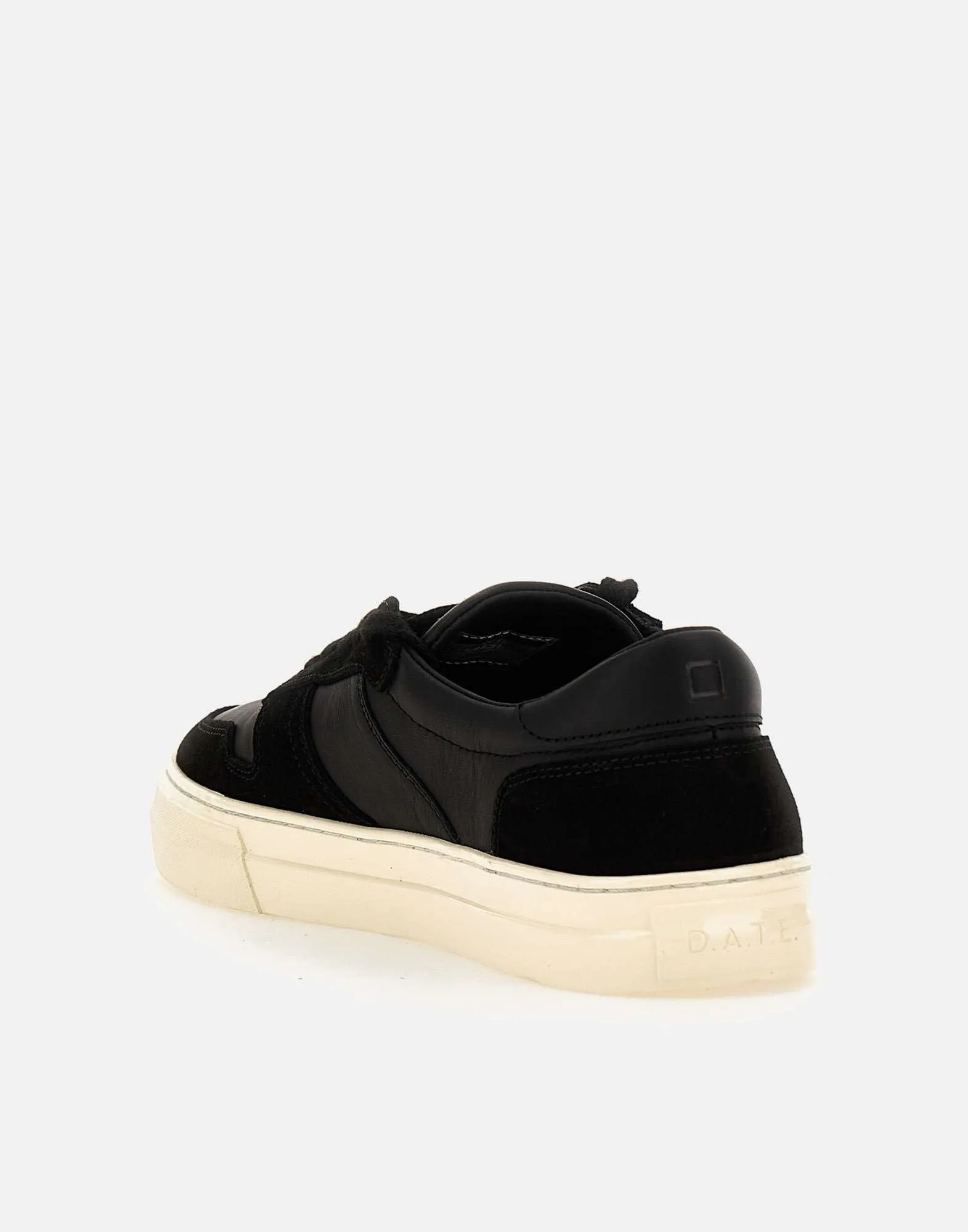 Studio Calf Leather Sneakers in Black