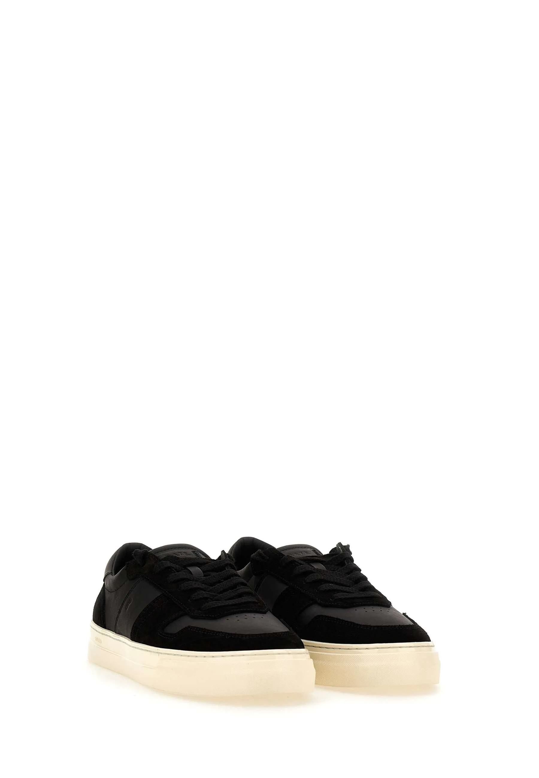 Studio Calf Leather Sneakers in Black