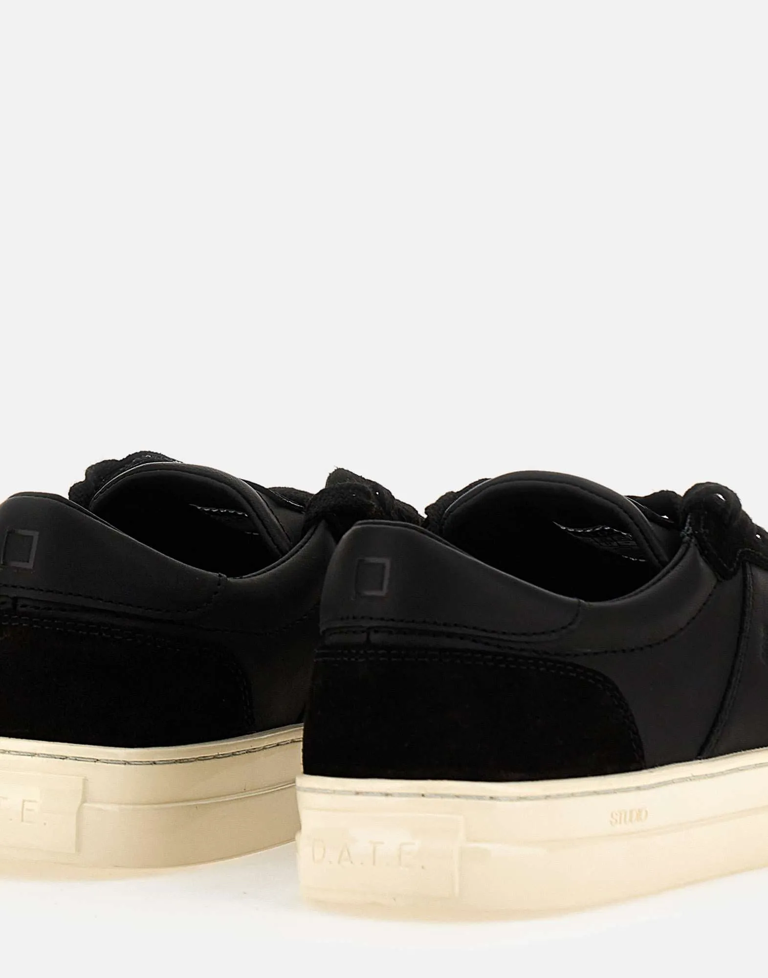 Studio Calf Leather Sneakers in Black