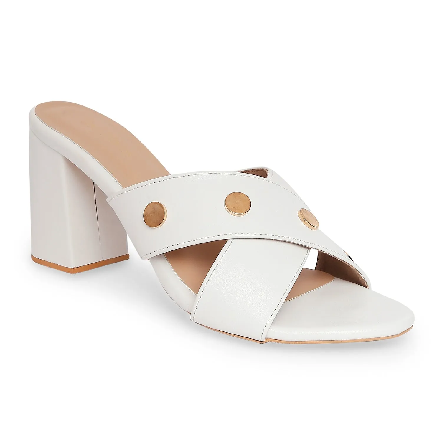 Tao Paris Ann 10001-03 Solid White Heels