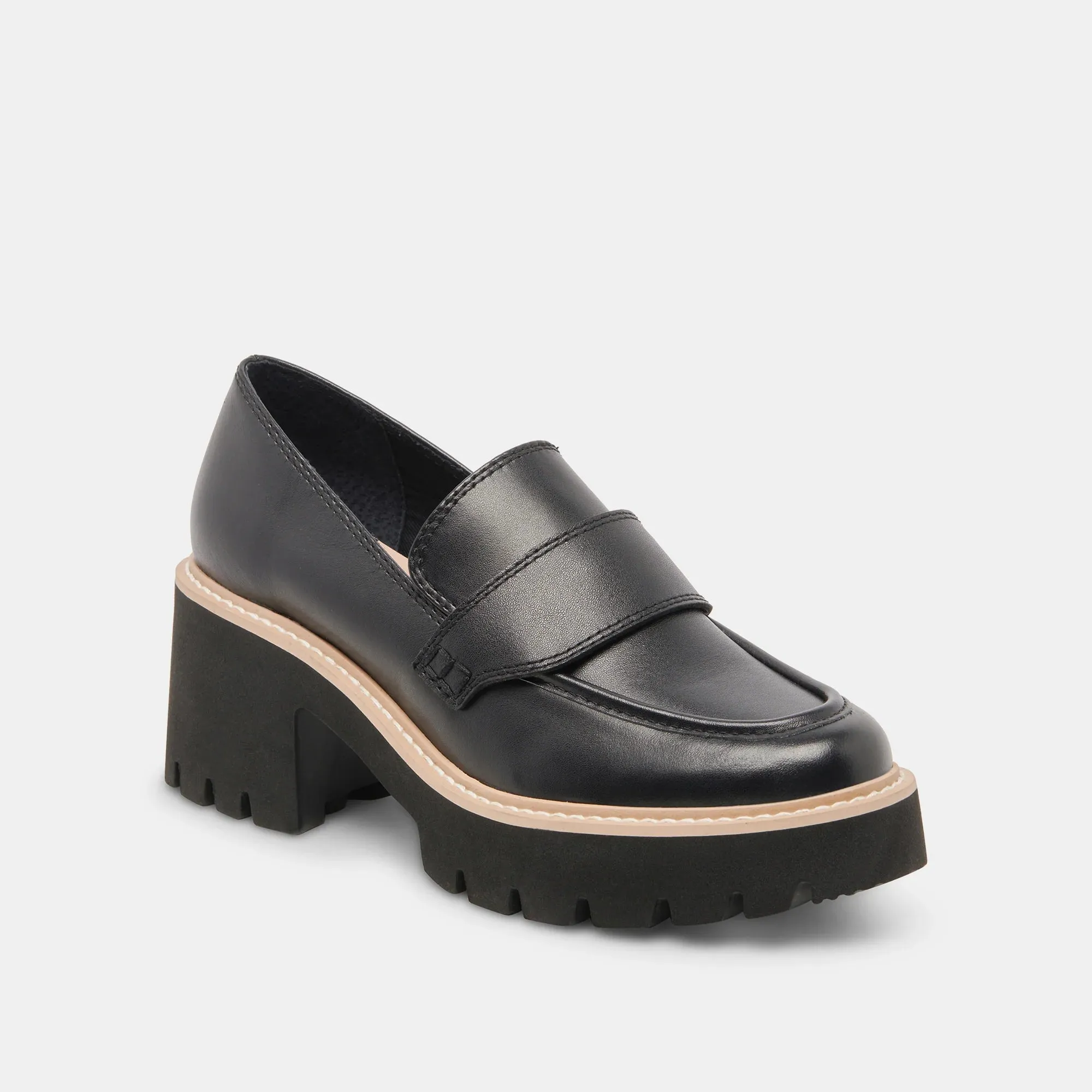 The Halona Loafer by Dolce Vita - Onyx Leather