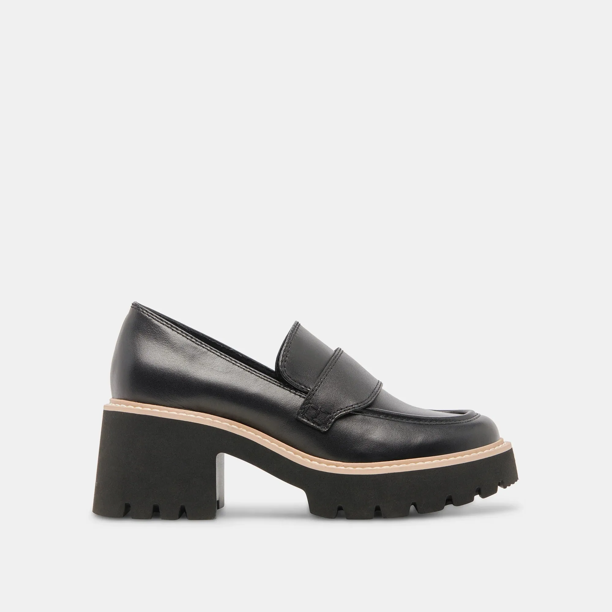 The Halona Loafer by Dolce Vita - Onyx Leather