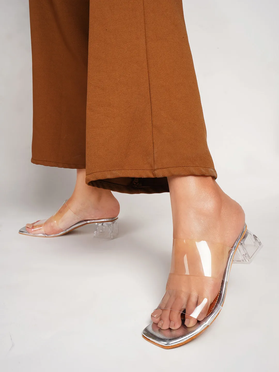 Transparent Block Heels