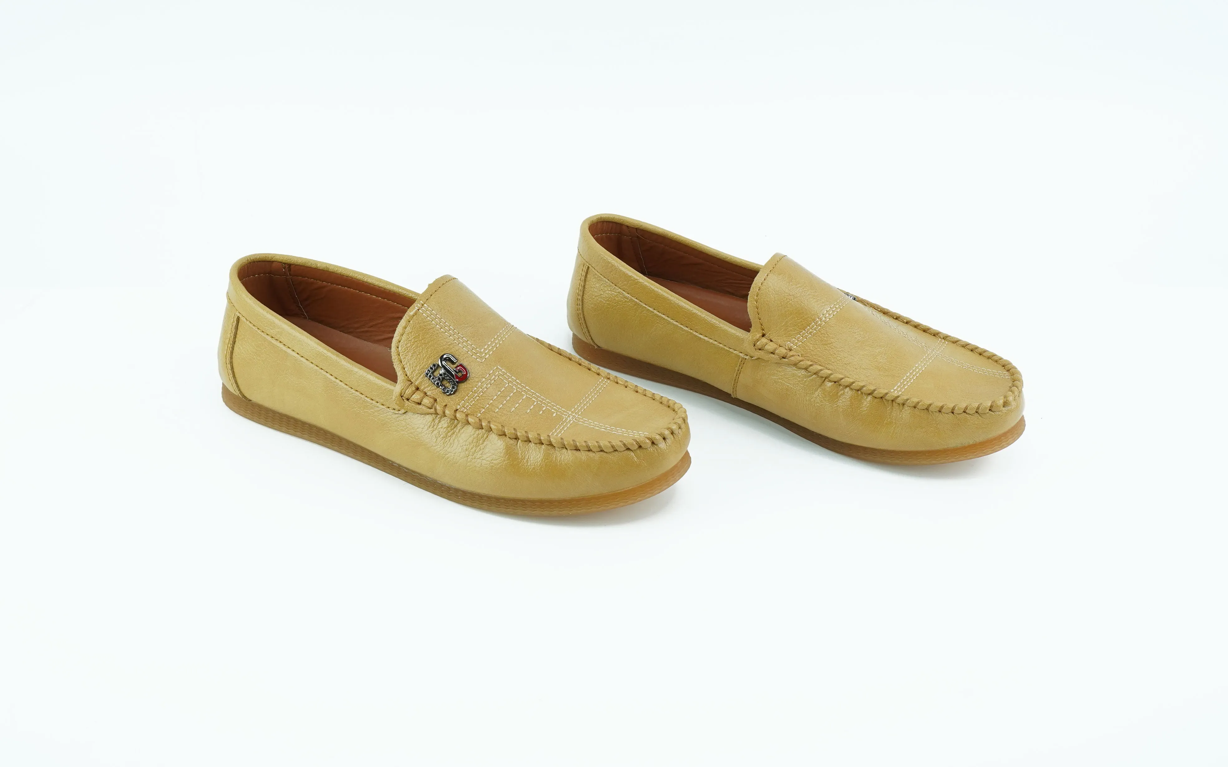 Trendy Khaki Formal loafers for men