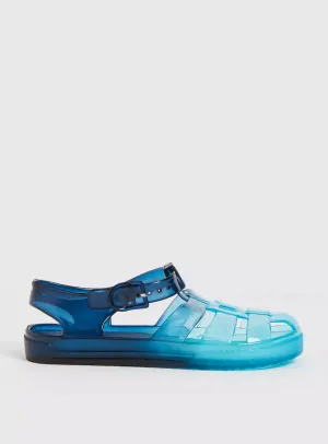 Tu Blue Ombré Jelly Younger Boys Sandals