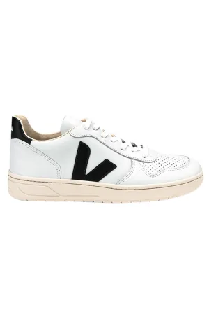 V-10 Leather Extra White Black