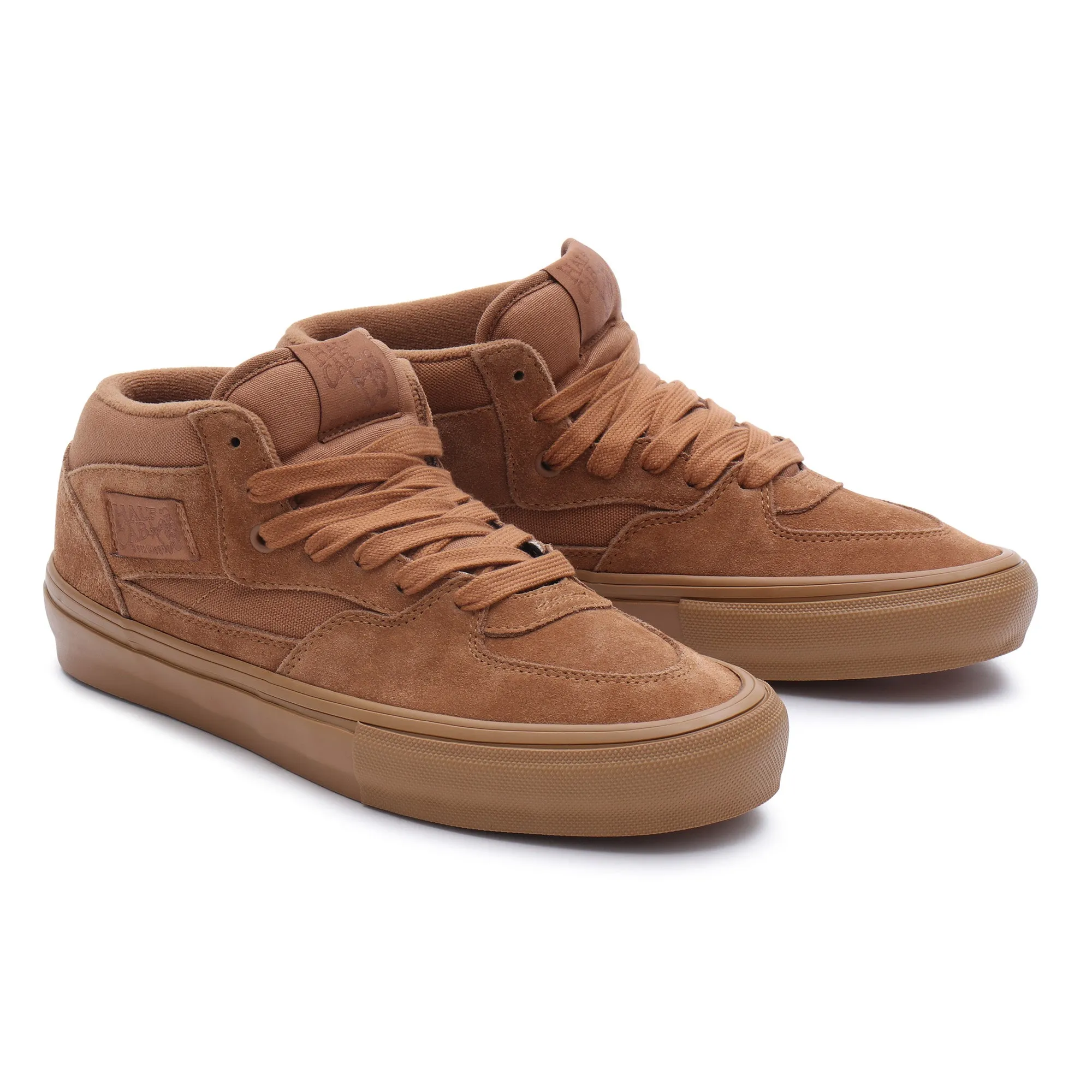 Vans Skate Half Cab Skateboarding Shoes - Brown/Brown