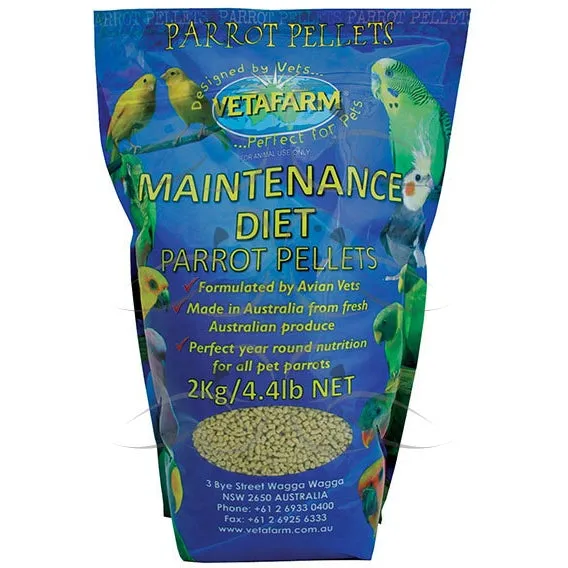 Vetafarm Parrot Pellet Maintenance Diet 2KG