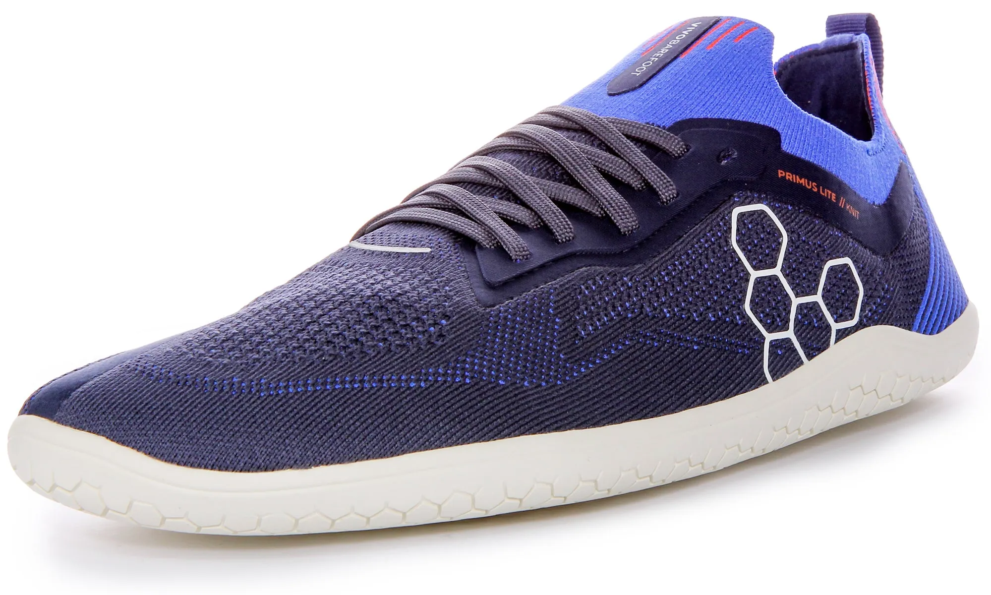 Vivobarefoot Primus Lite Knit In Navy For Men