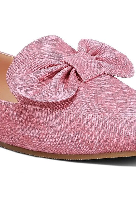 Waveney Bow Embellished Loafers