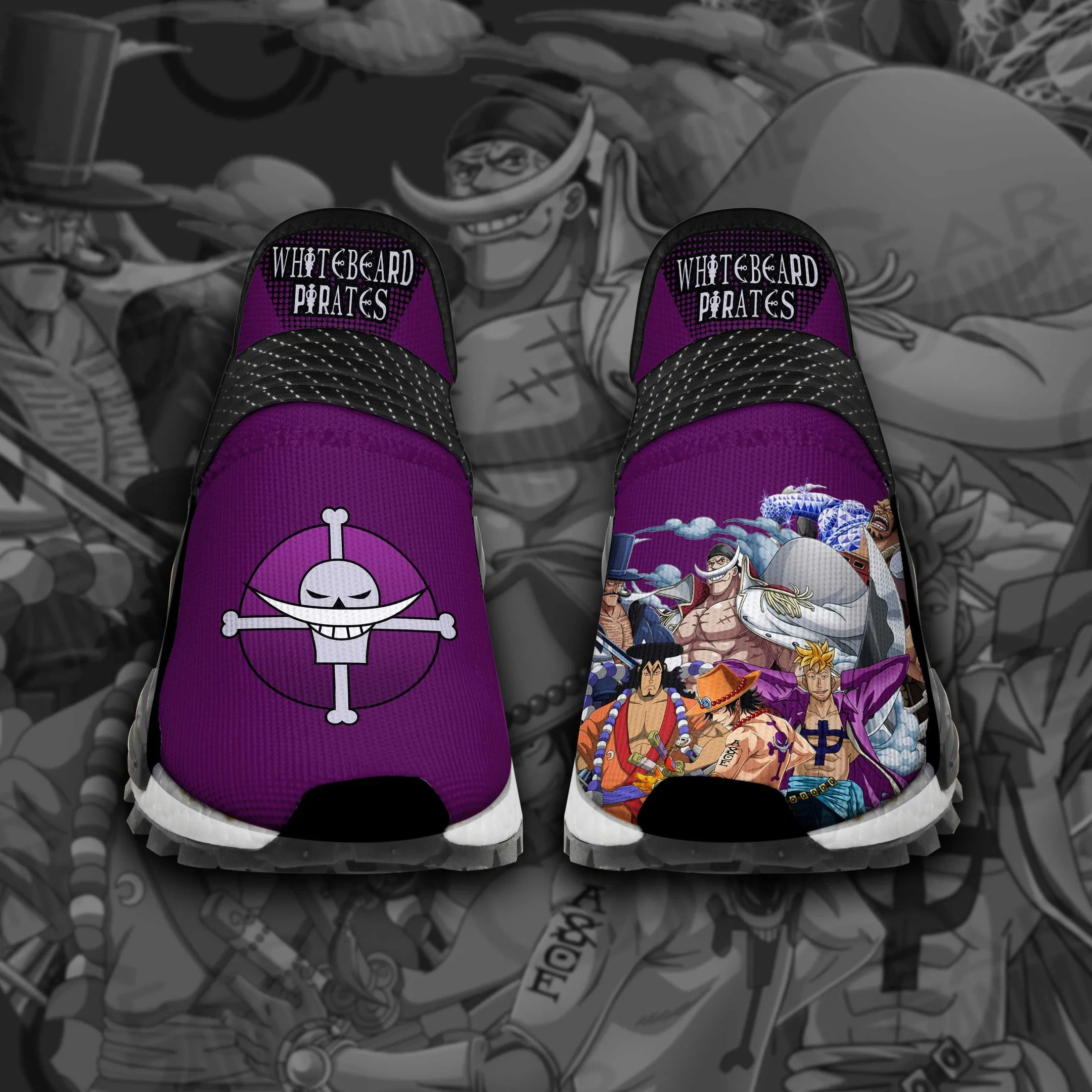 Whitebeard Pirates Shoes OP Custom Anime Shoes TT12