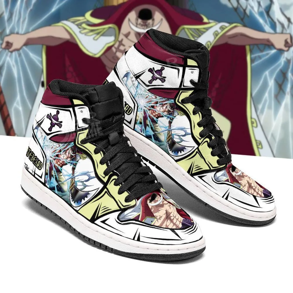 Whitebeard Sneakers Gura Gura No Mi Custom Anime OP Shoes