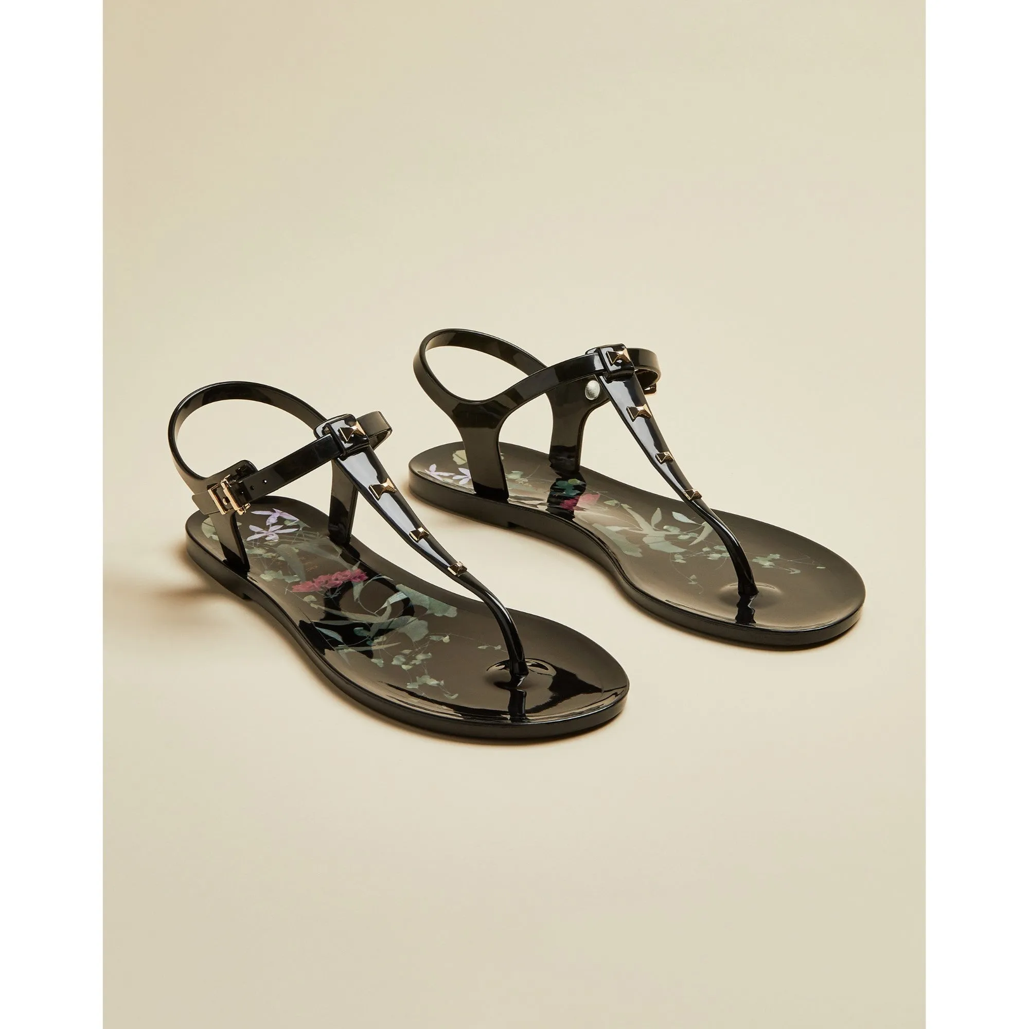 Women Meiya-Highland Jelly Sandal - Black