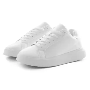 ZARA MONOCHROME CHUNKY SOLE SNEAKERS 2219-320-001-WHT